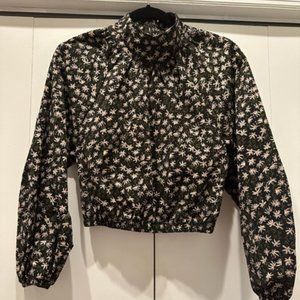 Zara Cropped Top - Crepe